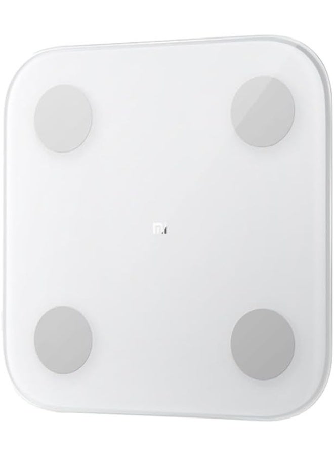 Xiaomi Mi Body Composition Scale - 2 - Smart Digital Weighing Scale with LED Display, Body Fat Analysis, Bluetooth, White - Image 1